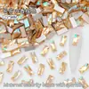 2.5*5mm Fundo Plano Retangular Diamante de Vidro para Nail Art Diamante de Formato Especial Joias para Nail Art Acessórios de Unha Vestíveis Diamante Atacado