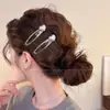 Nuevos Pasadores Coreanos 2026 para Mujer, Pinzas para Flequillo, Elegantes Pasadores para la Frente, Horquillas, Pasadores, Accesorios para el Cabello