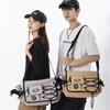 Bolso de Hombro para Hombre, Estilo Nuevo, Sencillo y Moderno, Bolso para Clase en el Campus, Bolso de Estudiante, Bolso Cruzado Grande de Harajuku para Hombre y Mujer