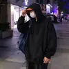 Moletom masculino, nova coleção primavera/outono 2025, blusa com capuz de corte solto, moletom casual estilo Hong Kong, versátil para homens
