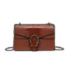 Bolsa Dionysus de alta qualidade transfronteiriça, bolsa feminina elegante e versátil, bolsa de ombro e transversal com corrente e estampa de crocodilo para mulheres, atacado