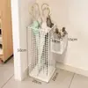 Estantería de Pie Impermeable Cesta de Almacenamiento para Entrada Portamacetas Secador de Paraguas para Uso Doméstico Estante de Almacenamiento Multifuncional