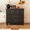Cajonera de madera maciza Gabinete de almacenamiento americano sala de estar dormitorio mesita de noche mesita de esquina gabinete pequeño cajonera europea
