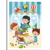 Caderno de brochura 1/4 Capa infantil 48 páginas.