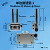 Arranjador de fio de haste óptica para fio e cabo suporte de fixação de fio tubo guia de fio de aço inoxidável quadro de passagem de fio de roda cruzada quadro de passagem de fio de três tubos