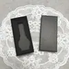 El Fabricante Vende Caja de Embalaje para Joyería Papel Kraft Negro Caja para Anillo Aretes Reloj Pulsera Collar Caja de Joyería Ahora