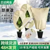 Cubierta de árbol no tejida para protección contra el frío, cubierta cálida con cordón, protección invernal para plantas contra el frío y el polvo