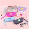 Bolsa de Almacenamiento de Silicona para Gafas, Gafas de Sol, Bolsa de Almacenamiento de Gama Alta, Impermeable, Anticaídas, Bolsa Portátil con Cremallera, Bolso