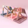 Nuevo Set Portátil de 5 Brochas de Maquillaje PP con Espejo Mini Brocha Multifuncional para Polvos Brocha para Base de Maquillaje Brocha para Sombras de Ojos Brocha para Teñir