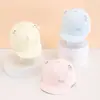 Gorro de bebé para niños, gorra de béisbol estampada con letras, gorra de béisbol para lactantes, sombrero para el sol para niños