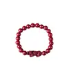 Suministro en Vivo de Pulseras Pixiu de Cinabrio, Pulseras de Arena Dorada Morada de Mineral Crudo, Modelos del Año Zodiacal para Hombres y Mujeres, Regalos para Amigos y Familiares, Artículos de Moda