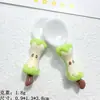Desenho Animado Nova Garfo Colher de Maçã Resina Acessórios DIY Cola de Creme Capa de Celular Buraco Sapato Grampo de Cabelo Bijuterias