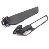 Muxin Asa de Vento Fixa Modificada para Motocicleta Adequada para Suzuki GSX250R Honda CBR650R Espelho Retrovisor Asa de Vento Espelho