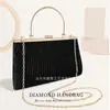 Bolso de Mano de Lujo Listo para Usar Transfronterizo Bolso Plegado para Banquetes de Boda Bolso de Hombro Cruzado Portátil Bolso Exquisito para la Cena Venta al por Mayor