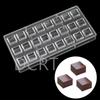 Molde de Chocolate de Plástico Duro PS Molde de Cubitos de Hielo Rosa Herramientas para Hornear Gelatina 3D Disponibles en Varios Estilos