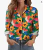 Cardigan de punto para mujer con estampado digital 3D de moda, manga larga, transfronterizo, de Aliexpress, europeo y americano