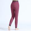 Pantalones Térmicos de Otoño e Invierno para Mujer, Rodilleras Forradas de Polar, Protección de Cintura, Leggings Engrosados, Pantalones de Algodón para Madres de Mediana Edad y Mayores, Pantalones de Otoño Elásticos de Cintura Alta