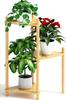 Estante de flores con rosca transfronteriza para sala de estar, balcón interior, estante de almacenamiento de piso, estilo creativo, estante de flores de hierro verde, estante de almacenamiento