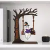 Fantasma Arrepiante no Balanço Estante de Livros Fantasma de Madeira Lendo Balanço - Um Presente para Amantes de Livros