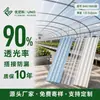 Telhas Iluminadas de PC Corrugado Transparente Anti-Envelhecimento para Edifícios Industriais e Estufas Agrícolas, Atacado do Fabricante