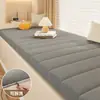 Almofada Personalizada para Bay Window de Veludo de Ursinho Transfronteiriça, Esponja de Alta Densidade, Impermeável, Resistente a Manchas, Removível e Lavável, Almofada para Varanda, Almofada de Assento para Quatro Estações
