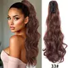 Comercio Exterior Transfronterizo Pelucas Europeas y Americanas Trenzadas, Coletas para Mujer, Cabello Largo Rizado, Extensiones de Coleta con Clip Invisible, Trenzas, Al por Mayor en Stock