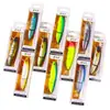 Señuelo Transfronterizo Multi-Sección Pez Biónico Señuelo Duro 12cm Flotante y Sumergible Set de Señuelos de Pesca 10 Colores Equipo de Pesca