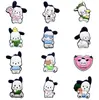 Pochacco Pacha Perro Charms para Zapatos Lindos Dibujos Animados Zuecos Hebilla de Zapato Accesorios Pvc Caucho Suave Decoraciones para Zapatos