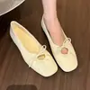 Zapatos de Tacón Bajo para Mujer 2026 Nuevo Estilo Francés Zapatos Elegantes de Noche Zapatos de Mujer Primavera Suela Blanda Versátiles Zapatos de Abuela Zapatos de Mujer