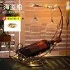 Estante de vino para el hogar, estante de vino decorativo, soporte para botellas de vino, estante de vino de estilo europeo, estante de vino para el hogar, pieza decorativa