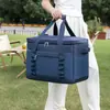 Bolsa térmica aislante de bloques de color exclusiva transfronteriza, nuevo paquete de hielo para coche, bolsa de almacenamiento portátil para picnic al aire libre, gran capacidad
