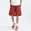 Pantalones Cortos Deportivos de Verano Personalizados/HK9607 para Hombre, Pantalones Casuales Finos a la Rodilla, Seda de Hielo Secado Rápido, Talla Grande