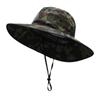 Sombrero de Hombre de Ala Ancha de 15 cm Anti-ultravioleta para Montañismo, Viajes, Actividades al Aire Libre, Pesca, Sombrero de Pescador, Sombrero con Cobertura Facial Completa