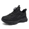 Comercio exterior transfronterizo zapatos para niños zapatillas infantiles cuero blanco zapatillas de correr para niñas hebilla giratoria zapatos de estudiante