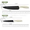 Cuchillo de Fábrica y Juego de Utensilios de Cocina al por Mayor Juego de Cuchillos de Cocina de Acero Inoxidable Juego de Cinco Piezas de Paja de Trigo de Colores