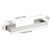Estante de Almacenamiento para Baño de Acero Inoxidable Transfronterizo Juego de Cinco Piezas Barra para Toallas Toalla de Baño Portarrollos de Papel Higiénico Estante Colgante Juego de Estantes de Almacenamiento Venta al por Mayor