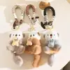 Muñeca Perezosa Gris Marina Linda Colgante Juguete de Peluche Lanyard para Teléfono Móvil Colgante de Bolso Llavero Muñeca Muñeca