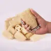 Esponja natural color primario raíz entera cepillo para lavar platos sartén aceite pulpa de esponja de cocina paño de cocina empapado en agua para beber