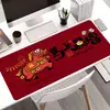 Mouse Pad Criativo de Ano Novo com Texto Espírito de Dragão para Jogos Grande High-End Espessado Resistente à Sujeira Desgastável Tapete para Mesa de Computador