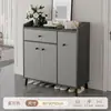 Zapatero para entrada de casa, pasillo exterior, entrada de ascensor, mueble de recibidor de gran capacidad, nuevo modelo popular 2025, zapatero estilo italiano
