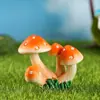En stock Serie de Hongos Musgo Micro Paisaje Suculentas en Maceta Decoración a Juego Adornos de Paisajismo Artesanía de Resina