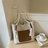 Bolso de Mano Casual de Gran Capacidad para Mujer 2026 Nuevo Elegante de Pana para Estudiante Bolso Tote Versátil de un Solo Hombro