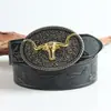 Botas Niutou Fivela de Liga de Zinco Cabeça de Cavalo Cinto Niutou Masculino Retro Antigo Cinto Moderno Cinto Distinto para Calça