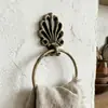 Estilo Campestre Americano Hierro Fundido Vintage Bronce Antiguo Dorado Toallero Decoración de Pared para Hogar, Casa de Huéspedes, Hotel, Habitación Modelo Baño Toallero