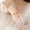 Conjunto de Tres Pulseras de Plata de Ley S925 Fujian y Guangdong para Mujer, Pulseras Sencillas, Nuevo Estilo Chino, Elegante Conjunto de Joyería