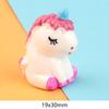 Accesorios de resina con dibujos de unicornios estéreo, llavero creativo, colgante, microadornos para paisajismo, pegamento en crema, bricolaje