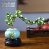 Bonsái de Nieve de Seis Hojas con Ramas Flotantes para Decoración de Mesa de Oficina Interior o Sala de Té, Planta Pequeña en Maceta Fácil de Cuidar