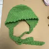 Liquidación de Invierno Gorro de Punto Forrado de Lana Otoño-Invierno Que Hace que la Cara Parezca Más Pequeña, Gorro para Cabeza Grande que Protege los Oídos, Gorro Versátil para Mujer, Artículo Único