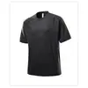 Camiseta de Manga Curta Absorvente de Umidade Secagem Rápida para Esportes ao Ar Livre Masculina Verão Proteção Solar UPF50 Corrida Fitness Tops de Casal