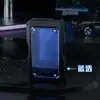 Cool Mecha Novo Pacote com 20 estojos para cigarros grossos, médios e finos, ecológico, estojo para cigarros portátil masculino, criativo, antipressão e antissuor